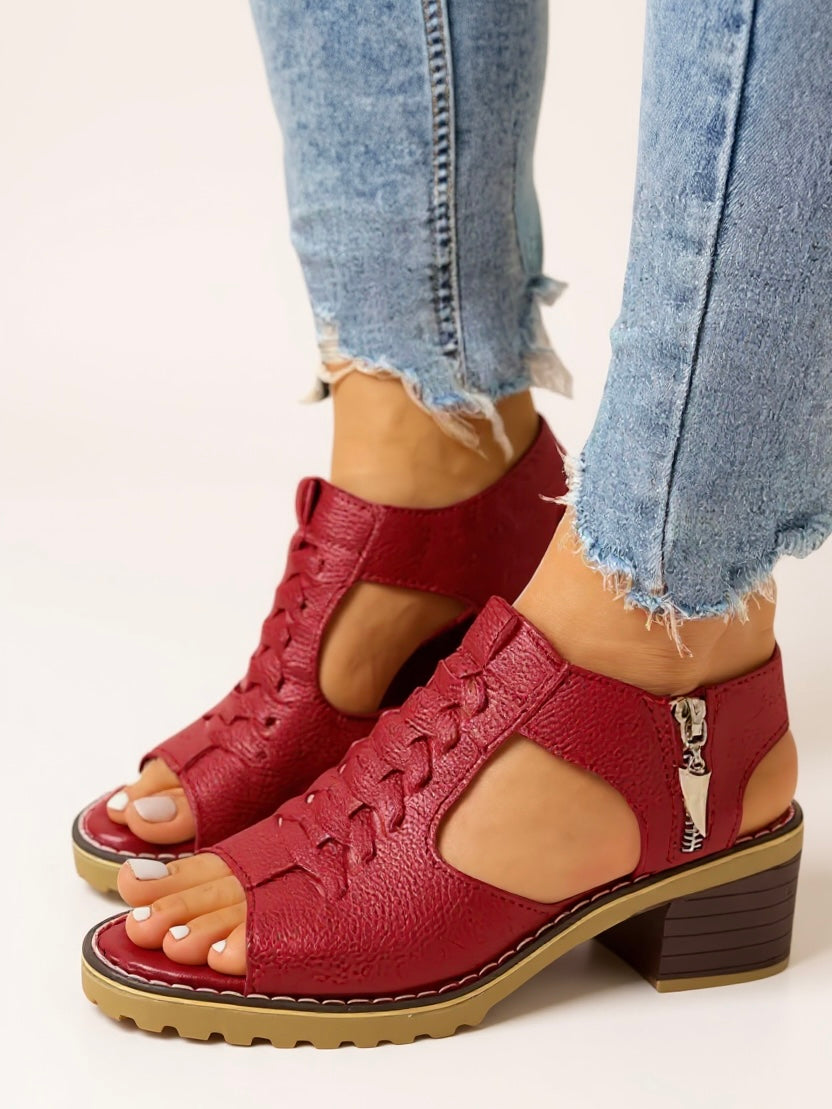 Women's Block Heel Cushioned Sandals