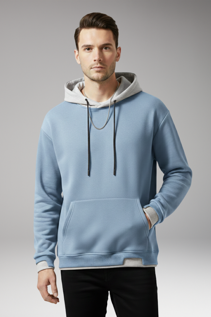 Men's Hooded Sweatshirt Drawstring Kangaroo Pocket