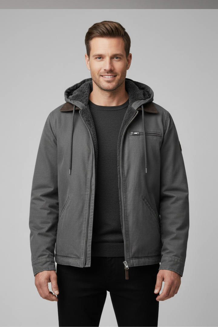 Men's Hooded Zipper Jacket