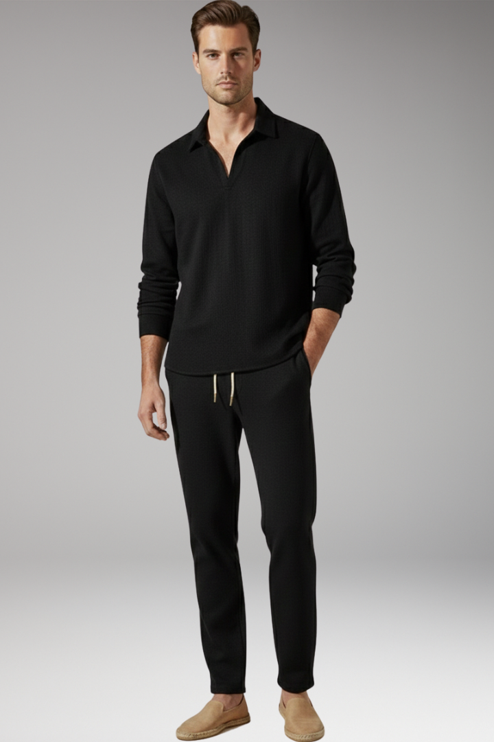 Men's Long Sleeve Shirt and Pants Set