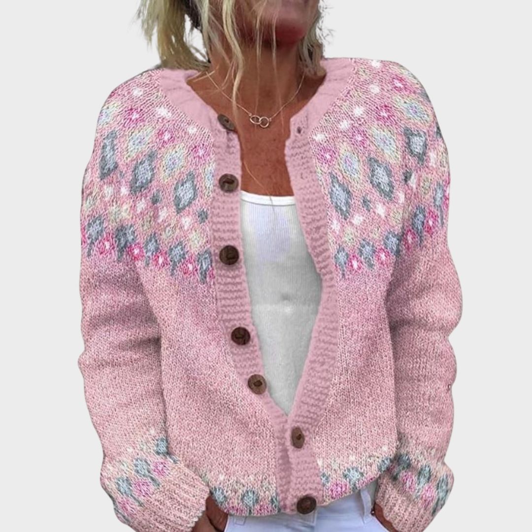 Women's Floral Print Cardigan