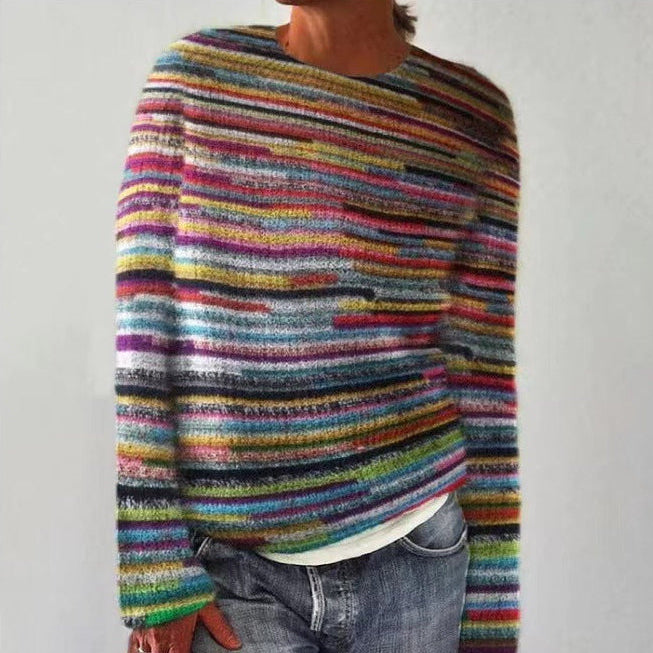 Women's Patterned Knit Sweater - Vonnera