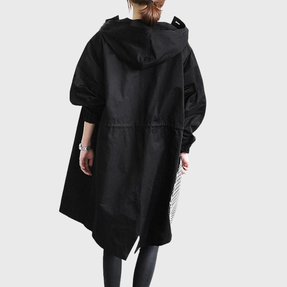 Women's Trench Coat Button Front