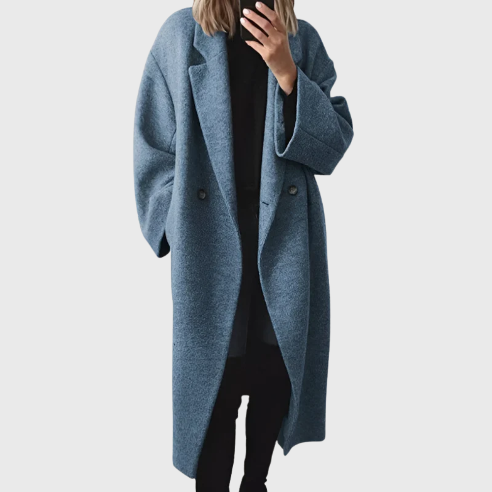 Women's Longline Double Breasted Trench Coat