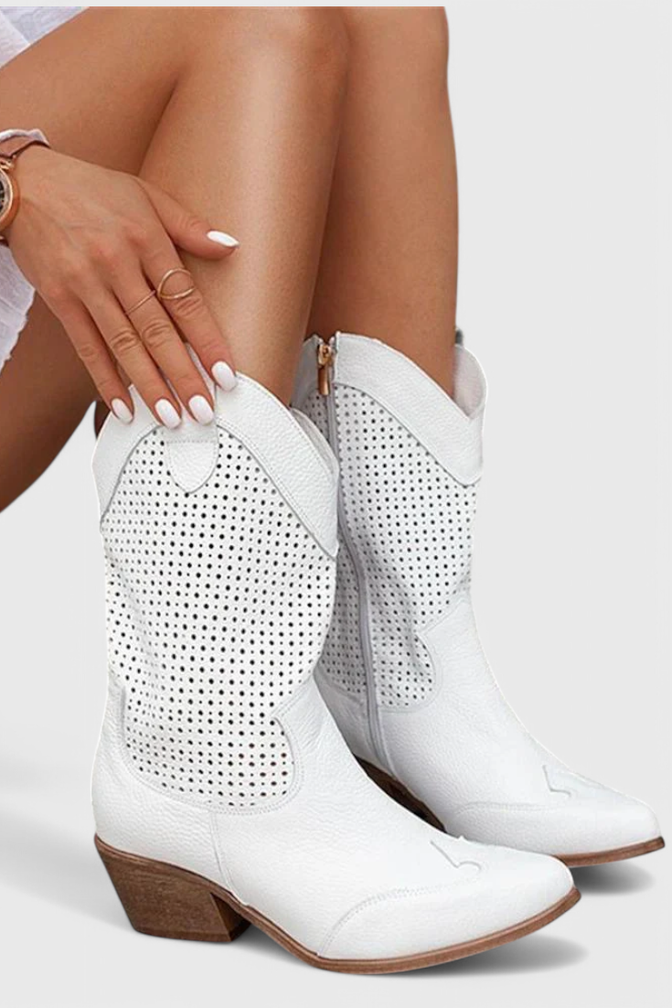 Women's Western Block Heel Boots