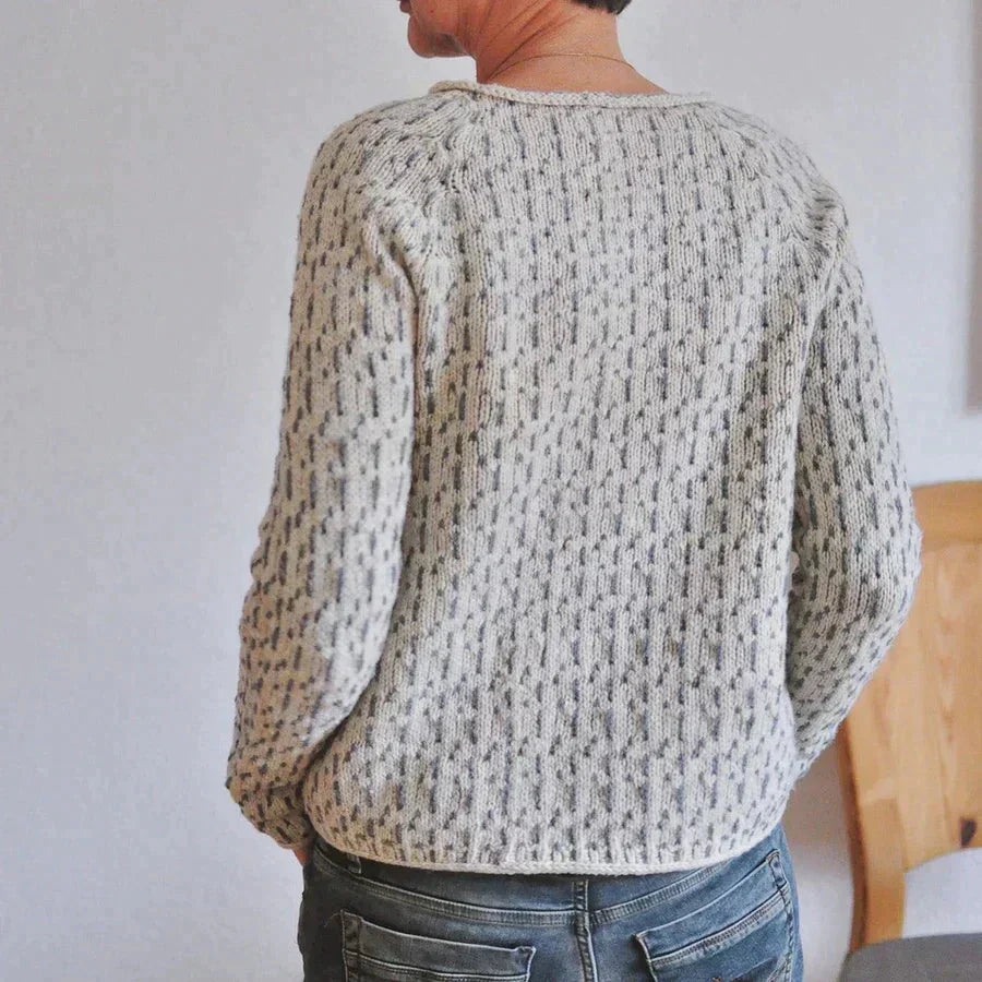 Relaxed Fit Wool Knit Sweater for Women – Cozy Casual Comfort Caliboot