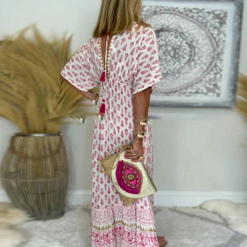 Boho Print Women's Maxi Dress