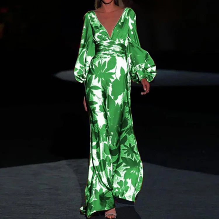 Women's Flowy Maxi Dress Elegant Everyday Wear