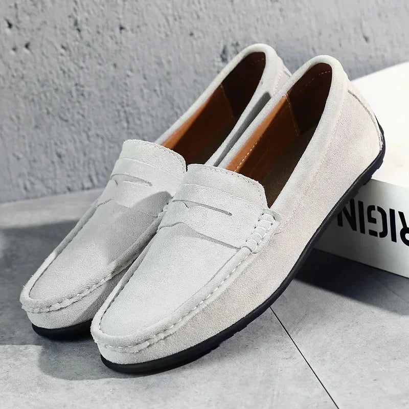 Men's Soft Leather Loafers Comfortable