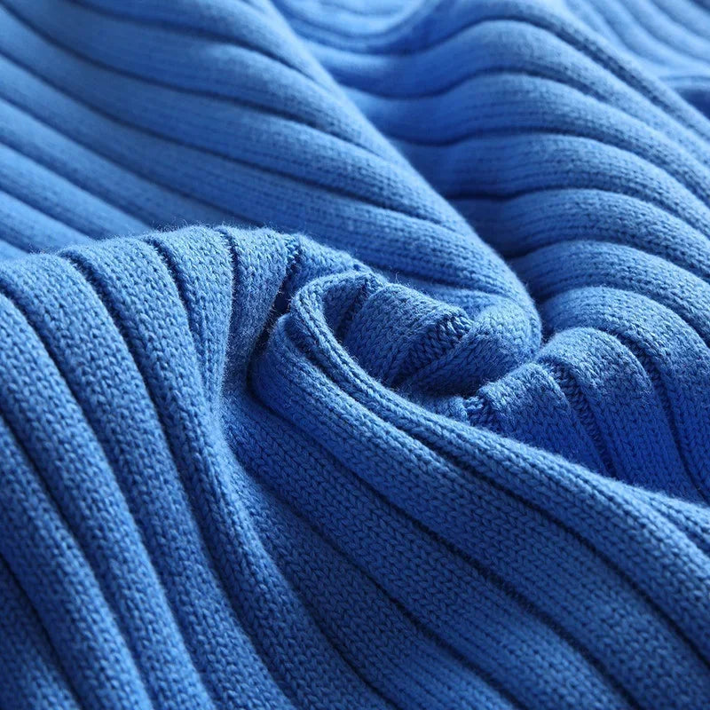 Women's Ribbed Turtleneck Sweater Knit