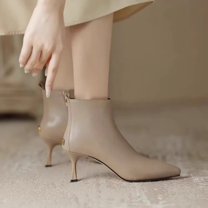 Women's Ankle Boots Pointed Heel