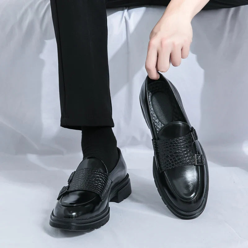 Hollis Men's Leather Dress Loafers