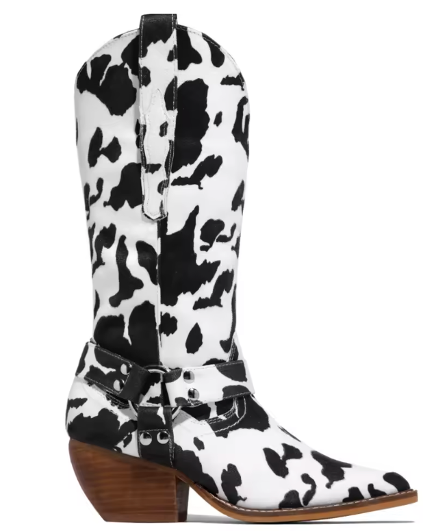 Women's Cowboy Boots Leather Brown