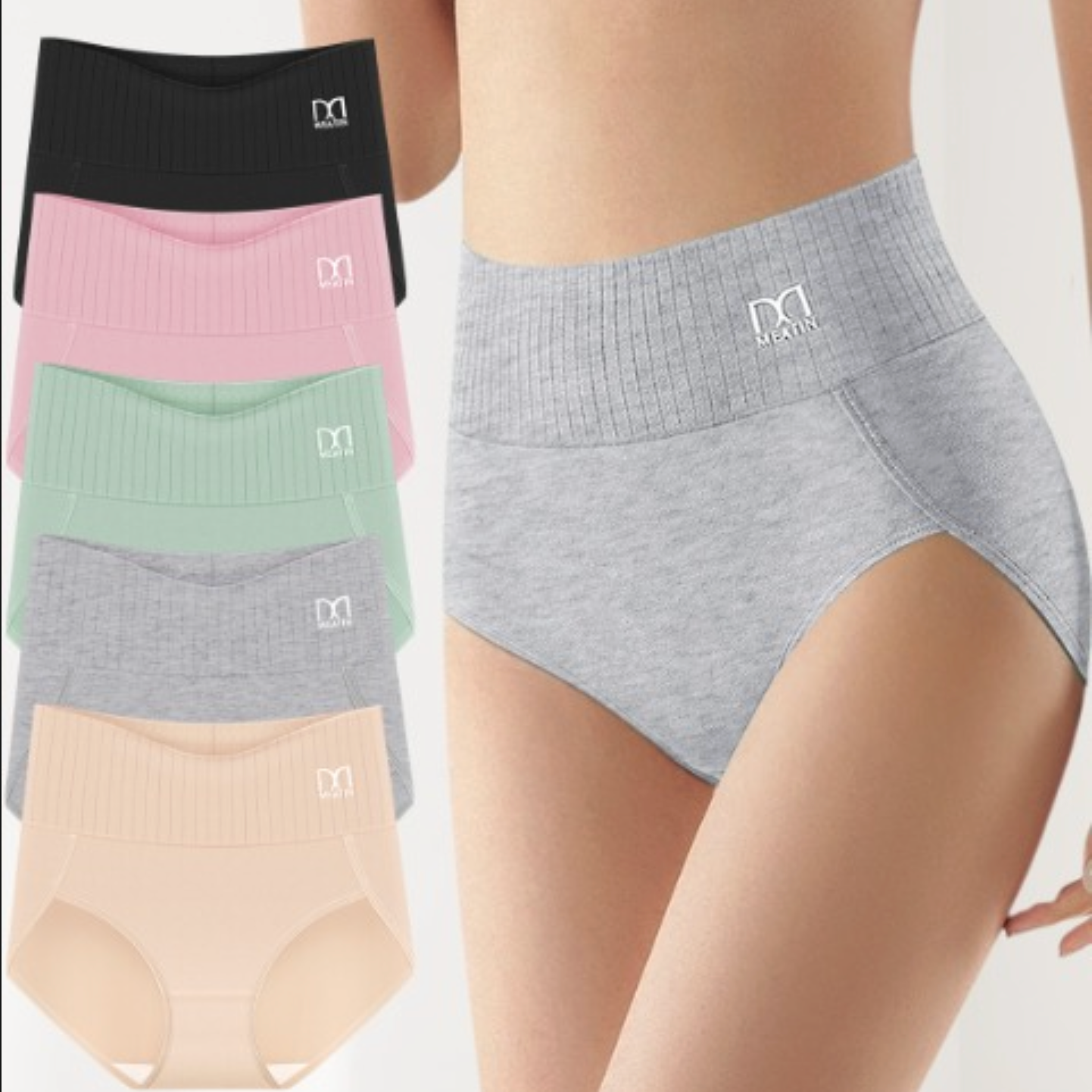 Women's Seamless High Waist Shaping Briefs 6 Pack