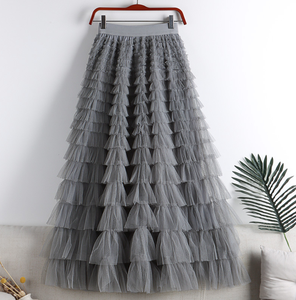 Women's Tulle Skirt Autumn