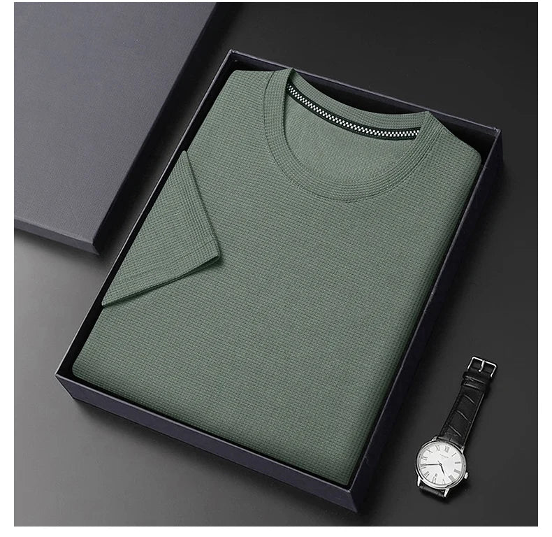 Men's Short Sleeve Textured T-Shirt