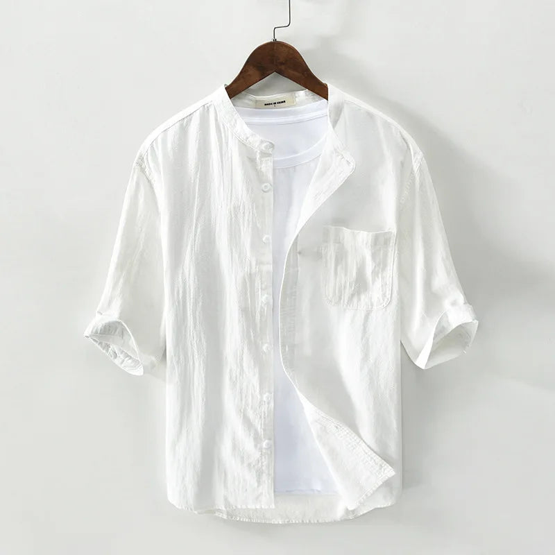 Mens Cotton Half Sleeve Shirt