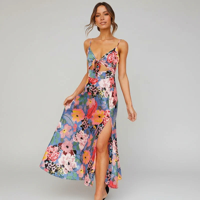 Women's Spaghetti Strap Midi Dress