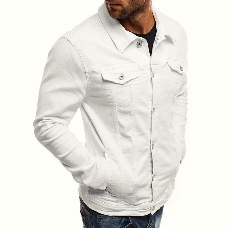 Theodore Willow Men's Classic Slim Fit Denim Jacket: Stylish, Durable, Versatile Everyday