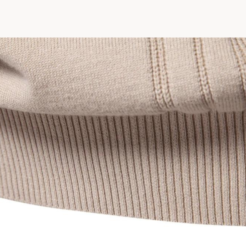 Mens Checkered Wool Sweater