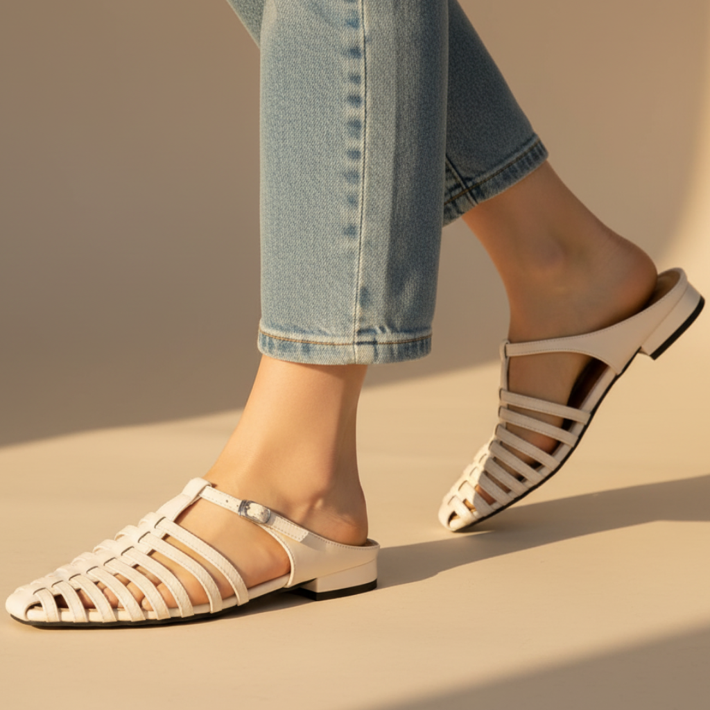 Women's Summer Buckle Flat Shoes