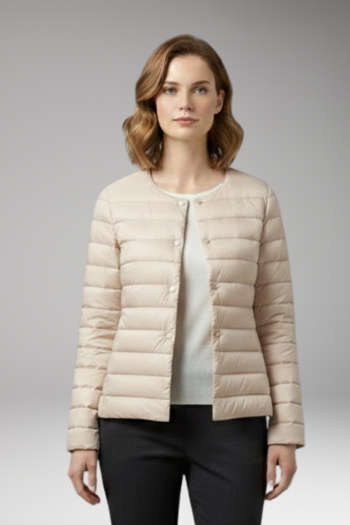 Women's Down Filled Parka Jacket Waterproof Zipper Pockets