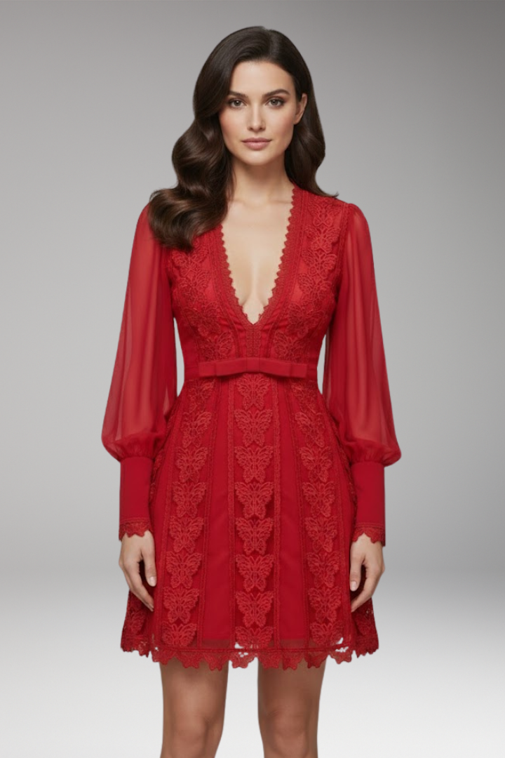 Women's Detailed Dress Refined Silhouette