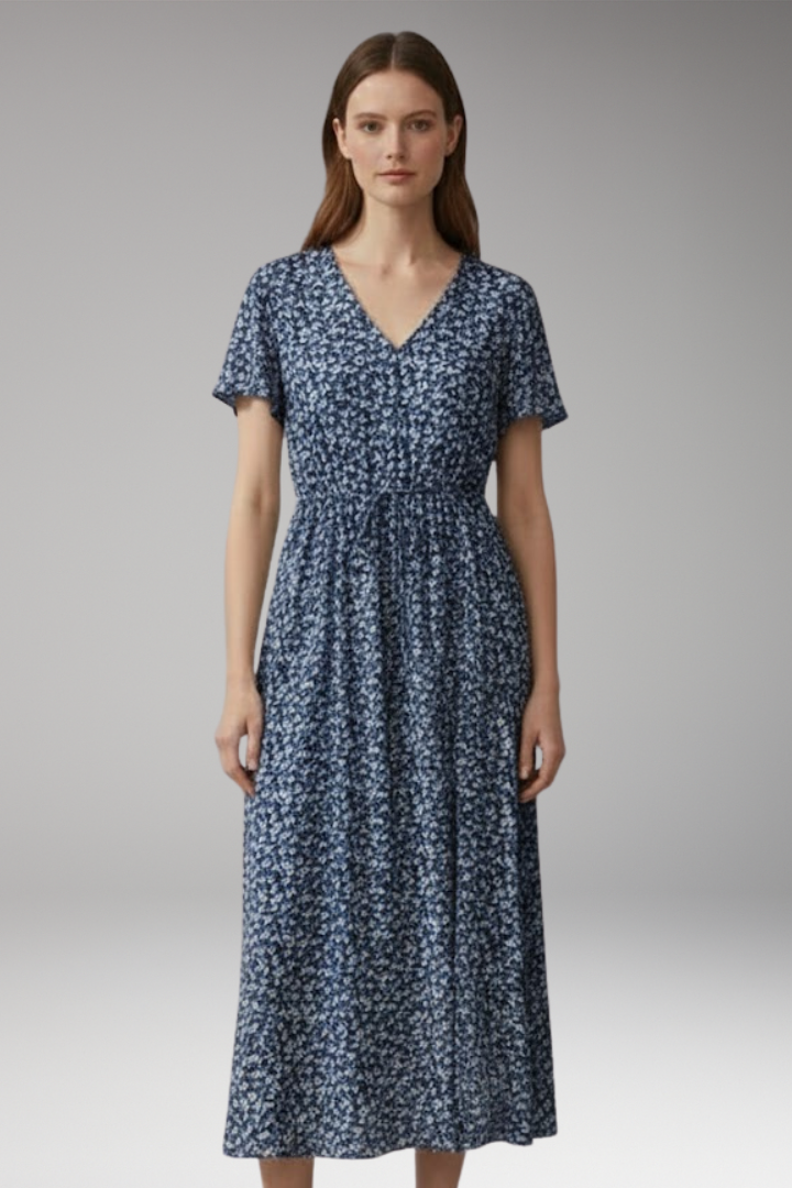 Women's Floral Dress Flowing Silhouette