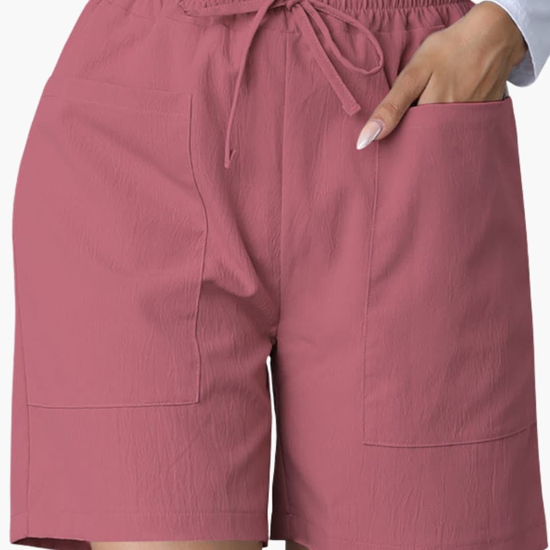 Women's Wide Leg Shorts High Waisted with Pockets