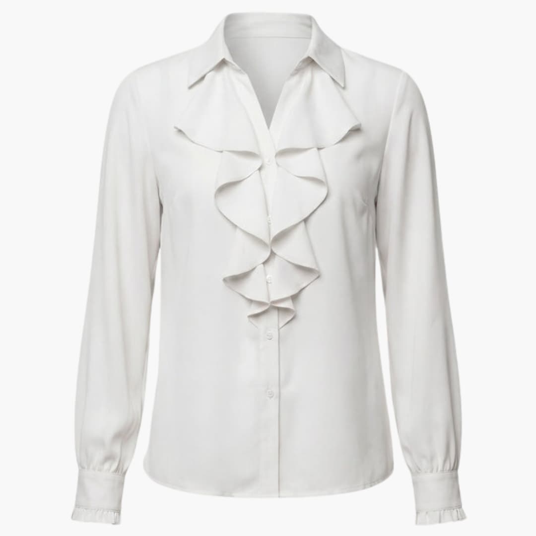 Women's Crew Neck Blouse Long Sleeve Loose Fit