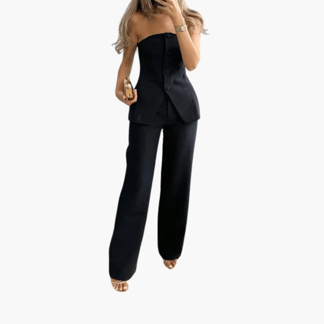 Women's Two-Piece Off-Shoulder Skirt Set Long Sleeve