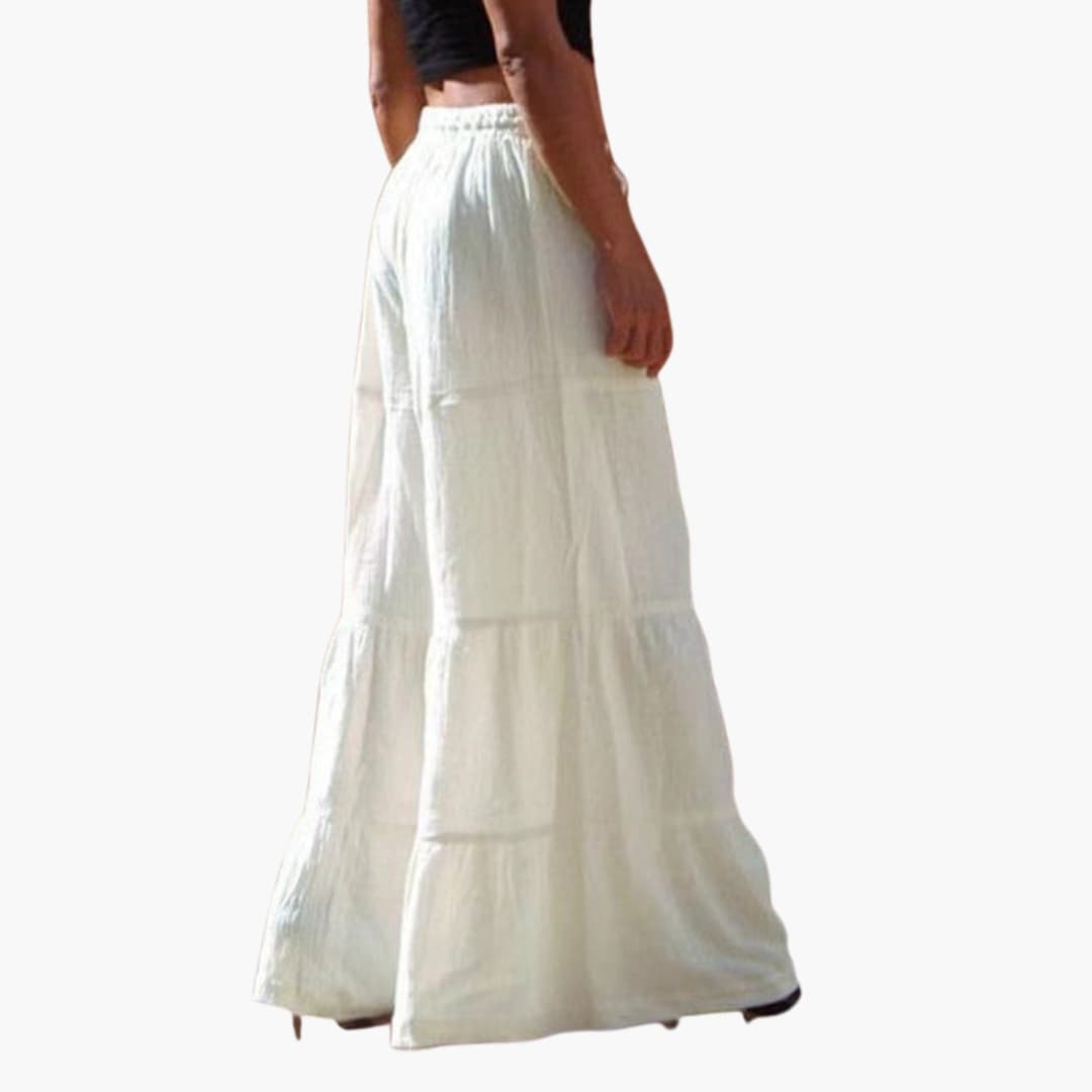 Women's Elastic Waist Palazzo Pants Wide Leg