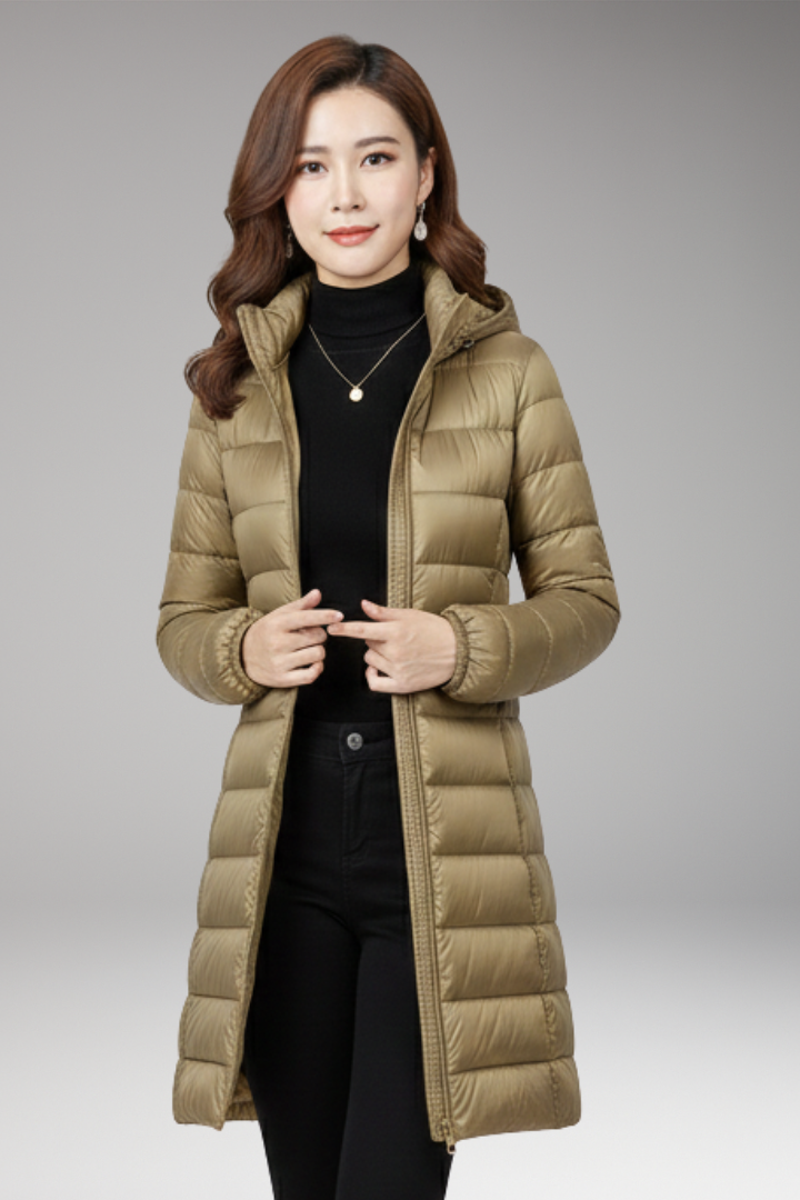 Women's Quilted Hooded Winter Jacket