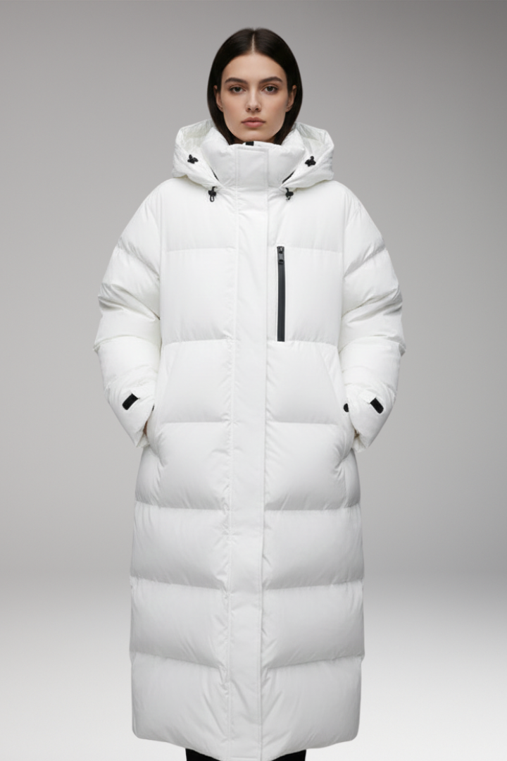 Women's Puffer Jacket Hooded Water Resistant