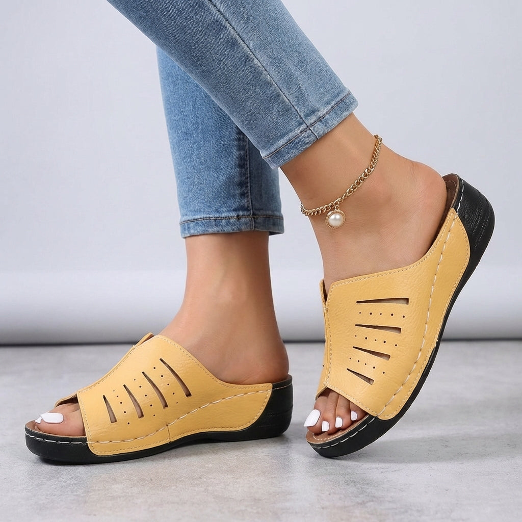 Orthopedic Wedge Slide Sandals Comfortable