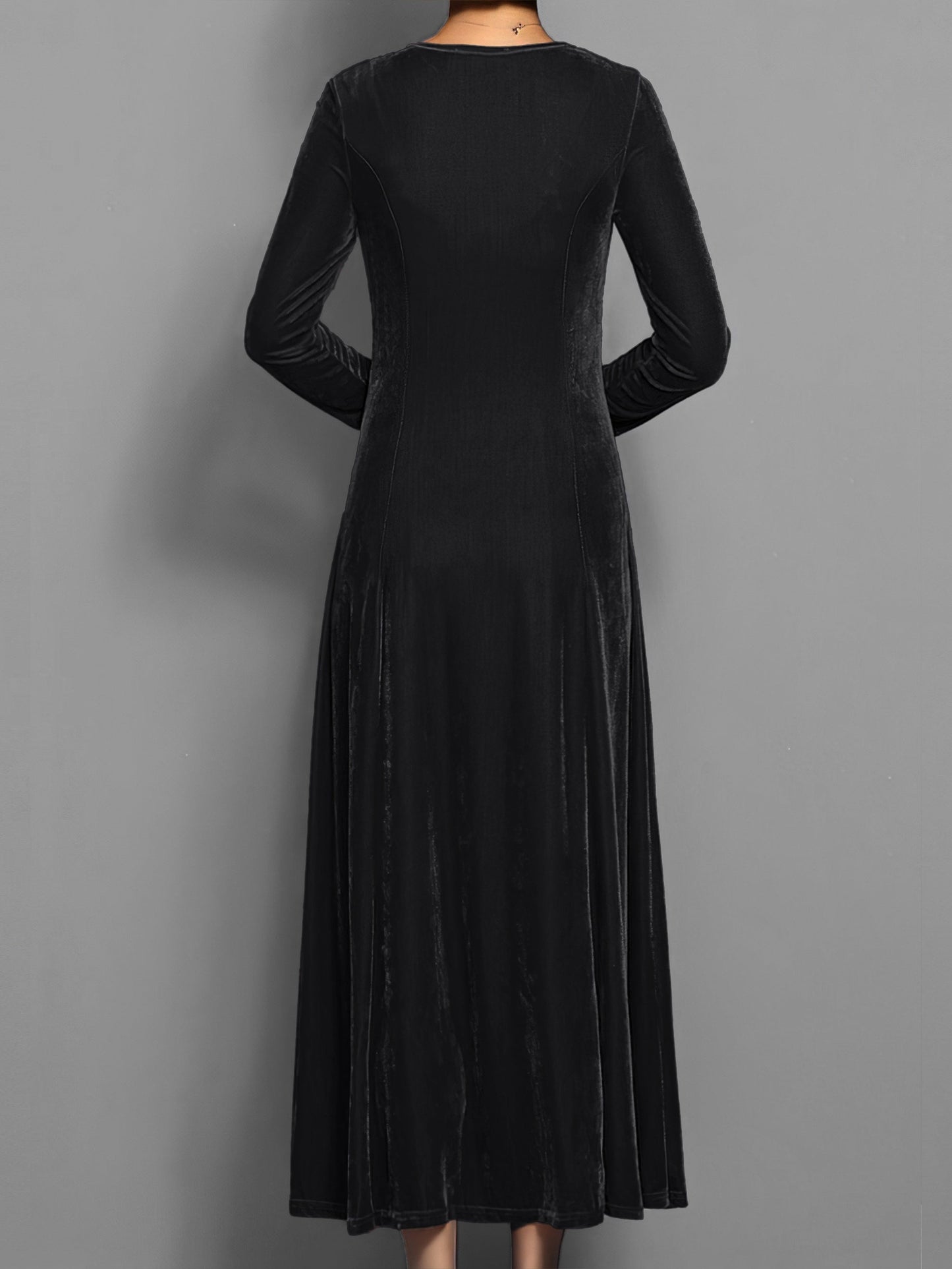Women's Maxi Dress Flared Skirt