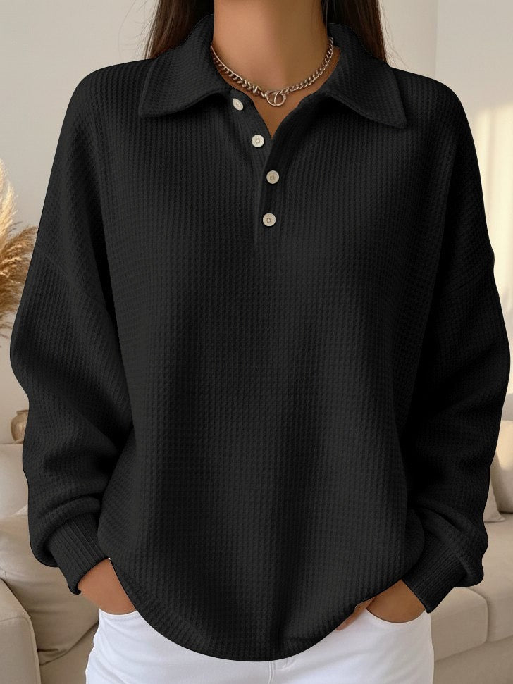 Sky™ | Textured Polo Sweater