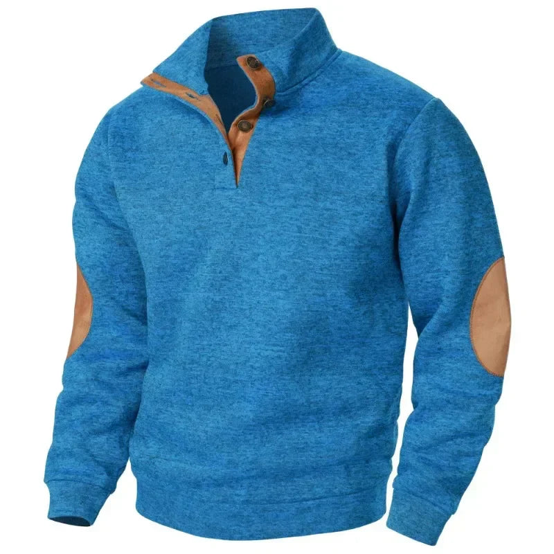 Men's V-Neck Casual Sweatshirt