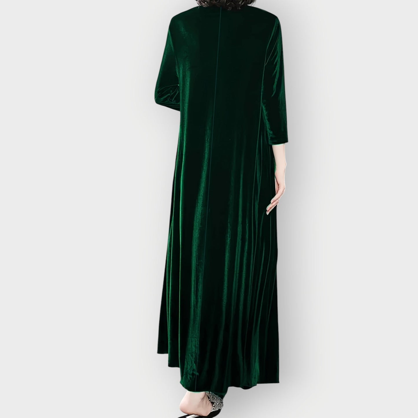 Women's Velvet Maxi Dress