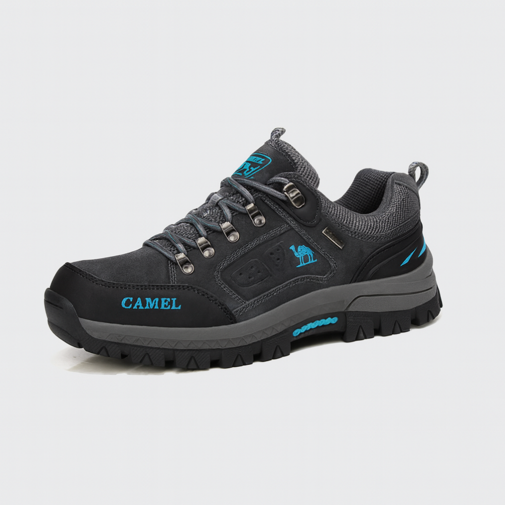 Men's Hiking Shoes Waterproof Rugged Trail Brown - Vonnera