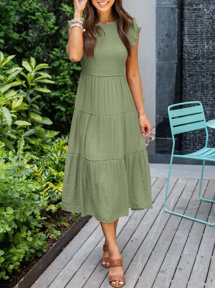 Women's Flowy Layered Dress