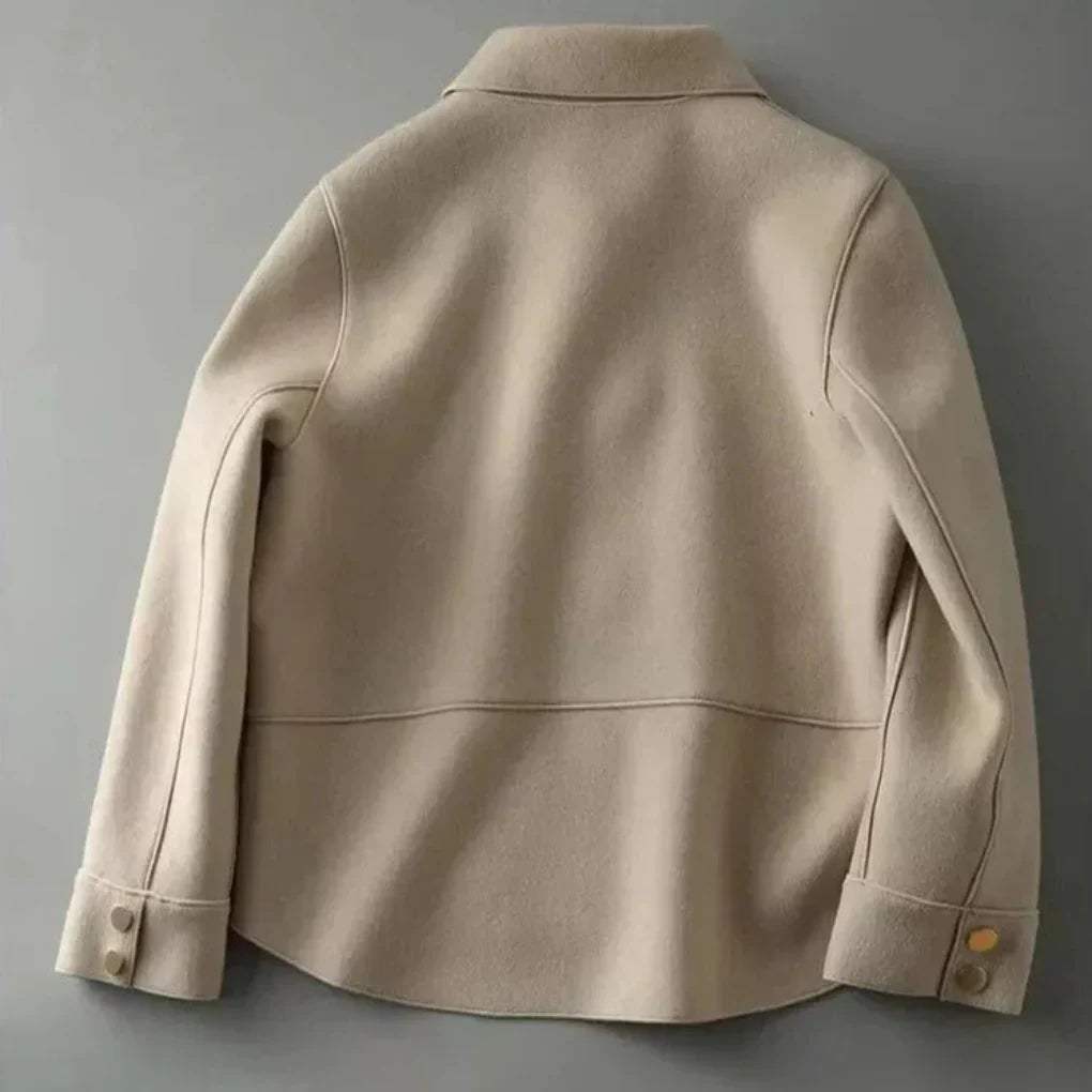 Women's Winter Jacket Button Down Warm