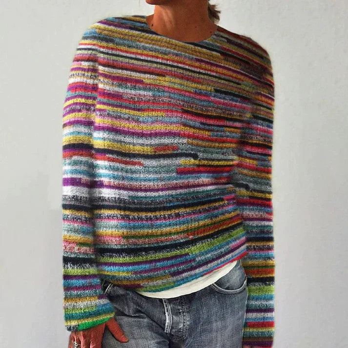Women's Chunky Knit Sweater Long Sleeves - Vonnera