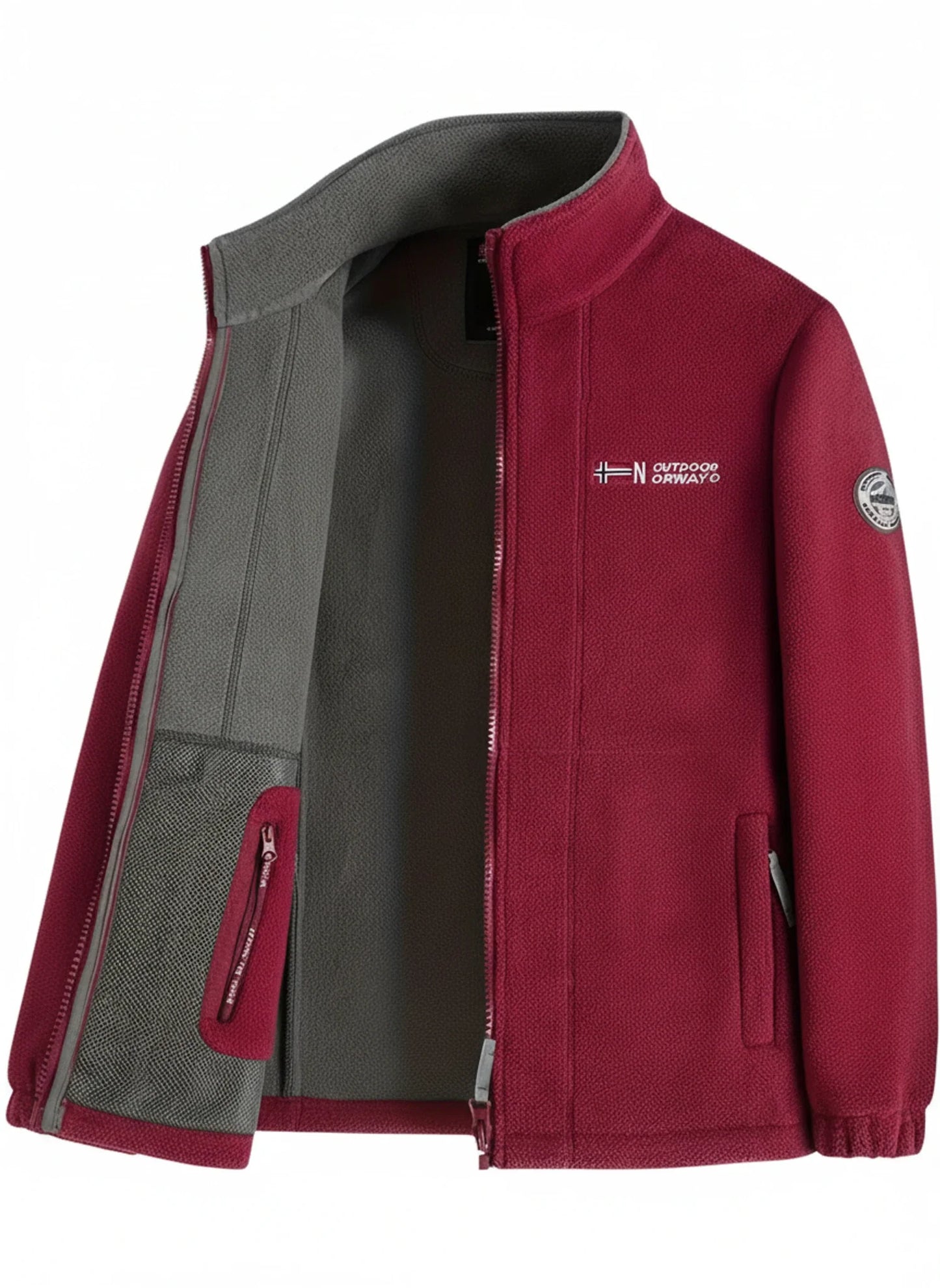 Men's Full-Zip Fleece Jacket Outdoor