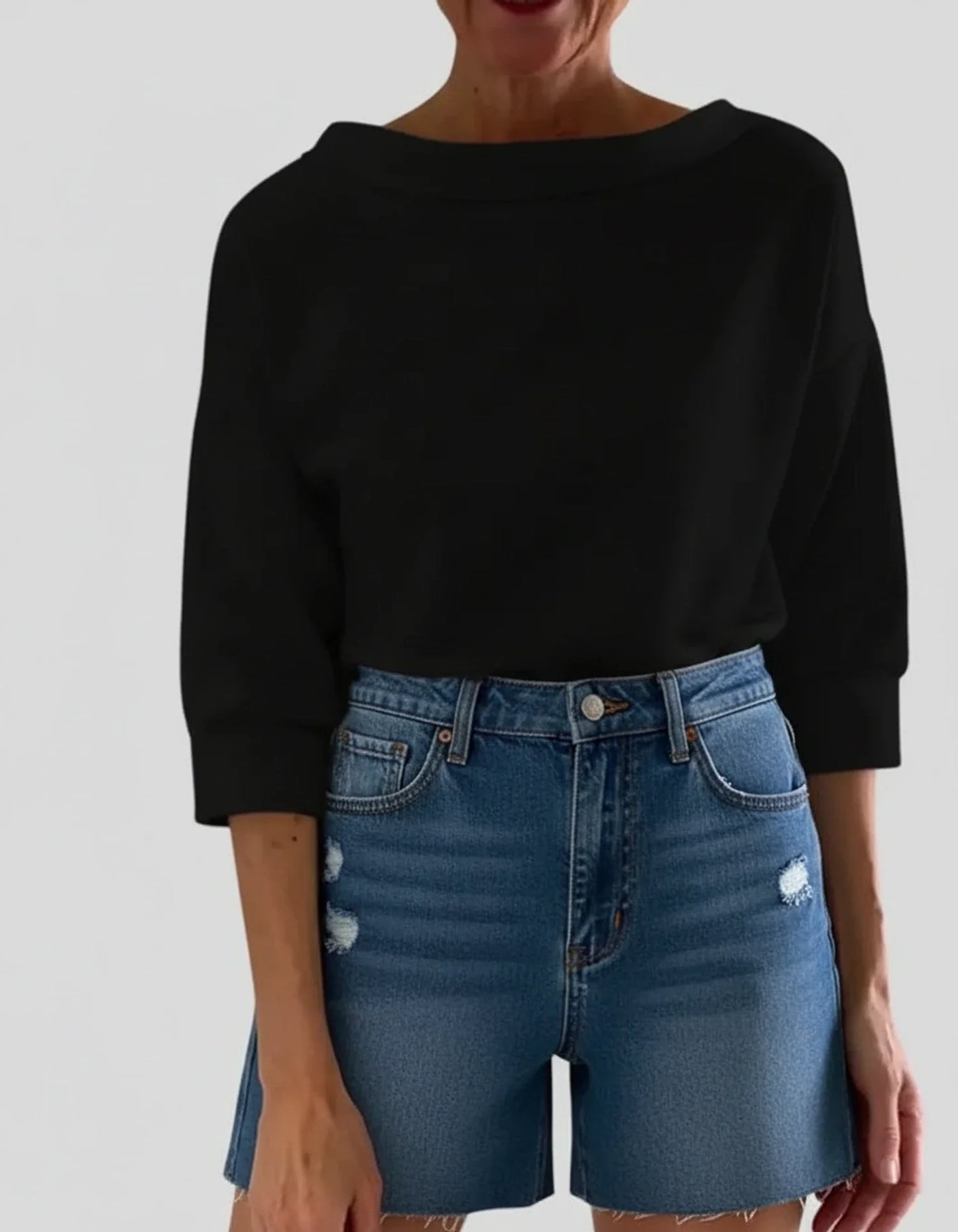 Women's Funnel Neck Blouse