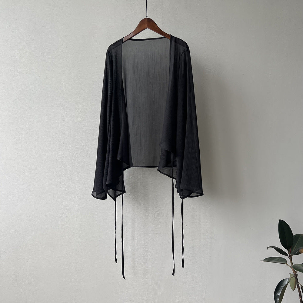 Image of Gale | Women's Open Front Lightweight Cardigan