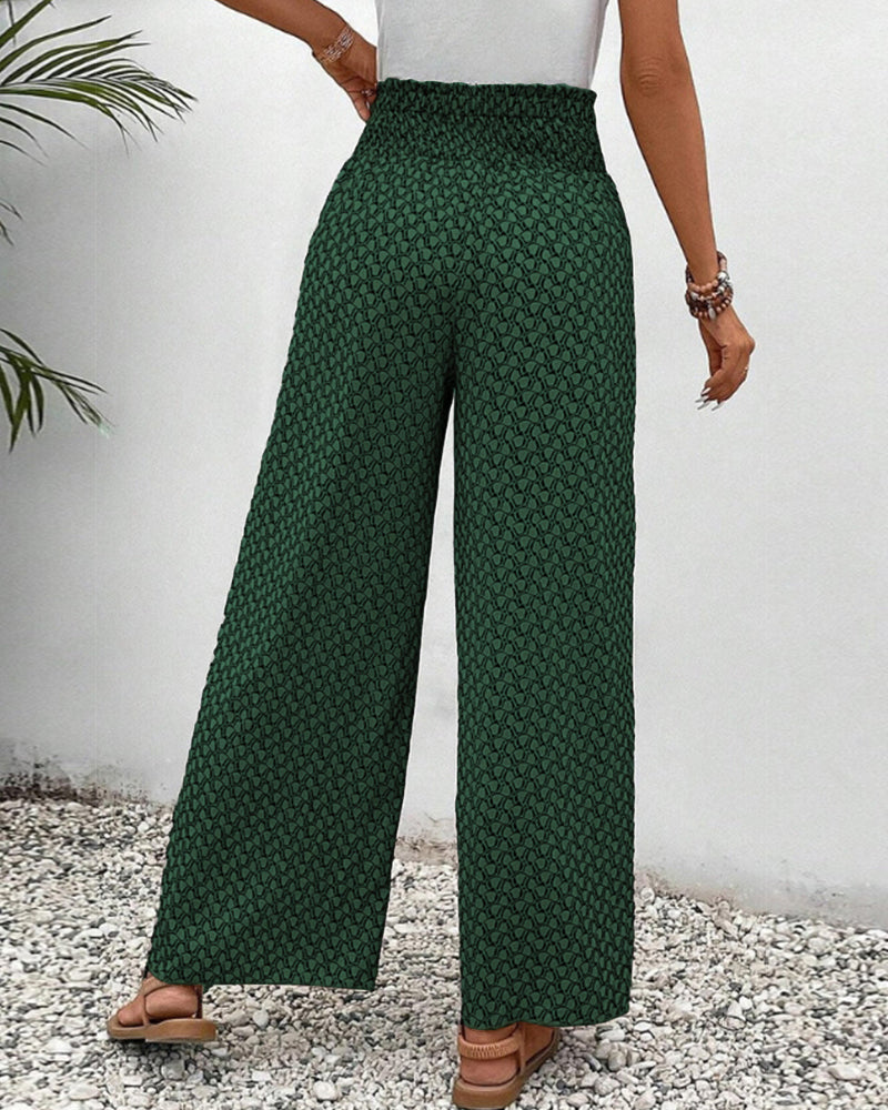 Women's High Waist Palazzo Trousers