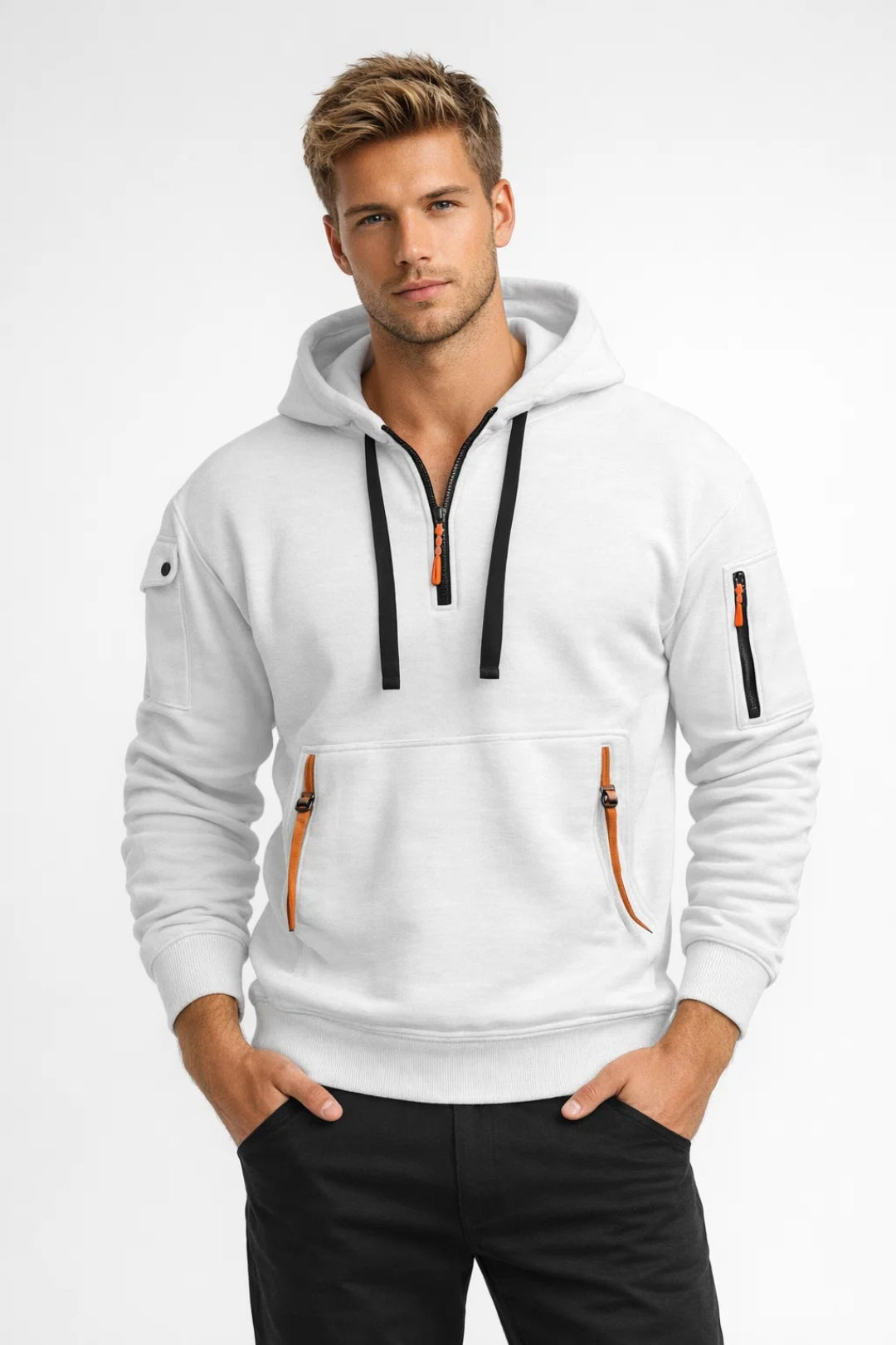 Image of Lawson | Men's Half-Zip Pullover Hoodie