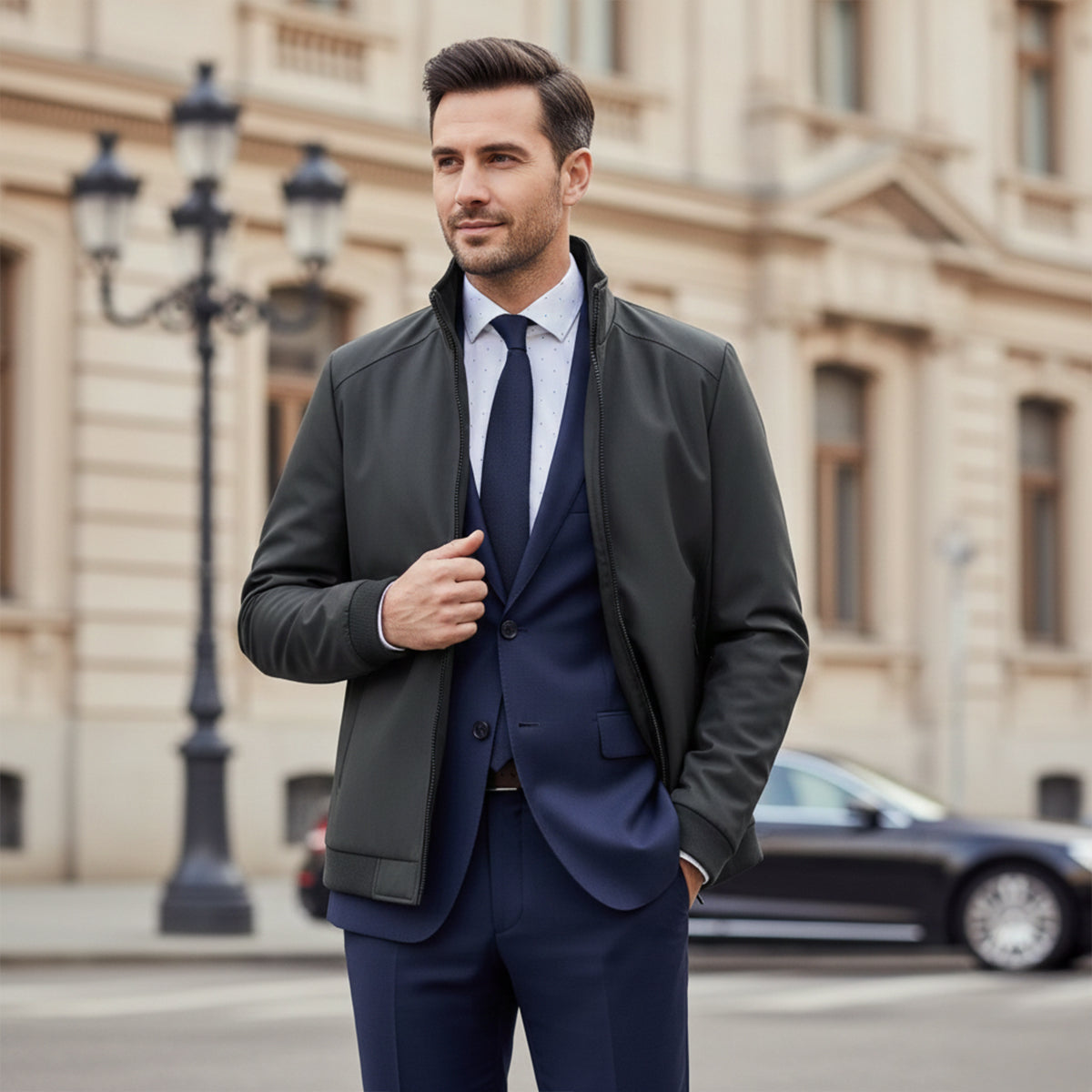 Men's Warm Fleece Lined Jacket