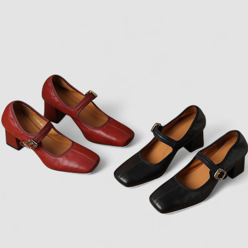 Women's Block Heel Sandals Instep Strap